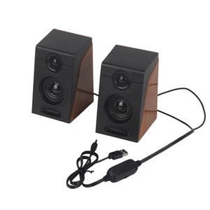 Paird 3in Heavy Bass Computer Speakers HiFi Sound Computer Subwoofer FY - Afbeelding 1 van 9