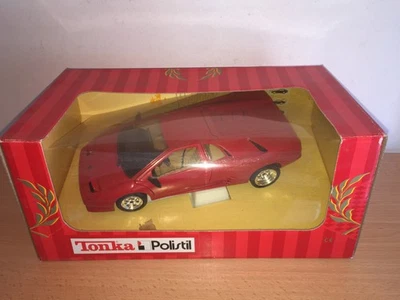 Tonka / Polistil 1:18 LAMBORGHINI DIABLO ROSSA in Metallo MIB - Immagine 1 di 4