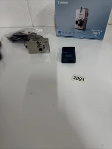 Canon Digital Camera IXUS 30 3.2MP With Charger No Battery #2091 - Picture 1 of 9
