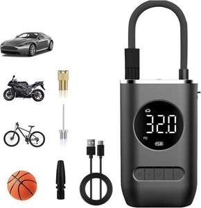 Reifenfüller Kabellos Digital Wiederaufladbar Auto Fahrrad Reifen Luftkompressor Pumpe - Bild 1 von 6