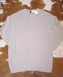 Neu mit Etikett Oggi Moda by Raffi Wolle/Acryl Pullover Pulli XL beige/natur gerippt - Bild 1 von 5