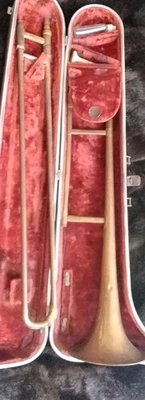 vintage Olds Ambassador trombone With Case - Image 1 of 4