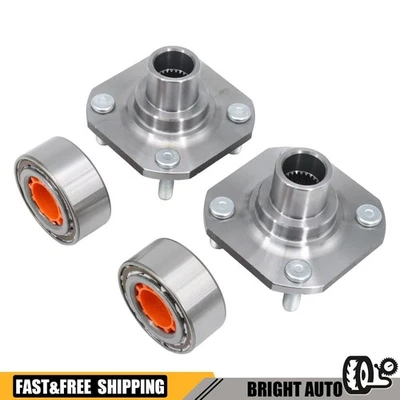 2x Front Wheel Hub&Bearing Assembly For 1991-1999 Toyota Tercel 1992-1997 Paseo - Imagem 1 de 4