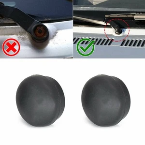 New Nut Cap Windshield Wiper Systems ABS Plastic Anti-wear Black Longlife - Picture 1 of 9