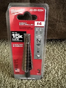Milwaukee Tool 48-89-9284 3/16 pollici - 7/8 pollici N. 4 punte per trapano passo cobalto - Foto 1 di 2