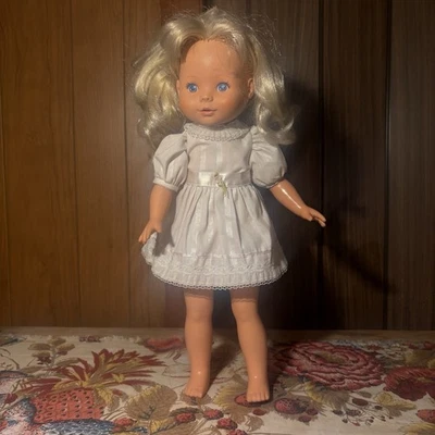 Винтажная кукла Fisher Price My Friend Mandy 1983 светлые волосы голубые глаза 16 дюймов - Изображение 1 из 4