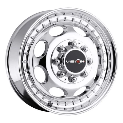 Remolque 16x6 Vision 181 doble rueda delantera cromada 8x6,5 (115 mm) Foto 1 de 4
