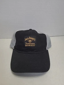 Jack Daniel's Tennessee Miel Malla Espalda Snapback Gorra Sombrero Negro/Gris Talla Única - Imagen 1 de 6