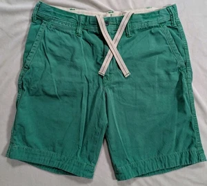 Polo Ralph Lauren Shorts Mens 32 Green Relaxed Casual Chino 100% Cotton Summer - Picture 1 of 13