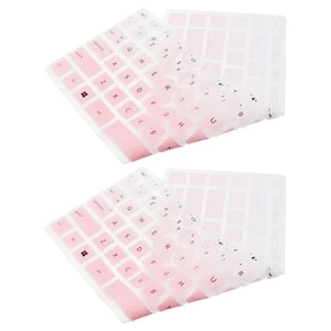 2 Pcs Water-resistant Keyboard Laptop Protective Film Cover Protector Silicone - Afbeelding 1 van 12