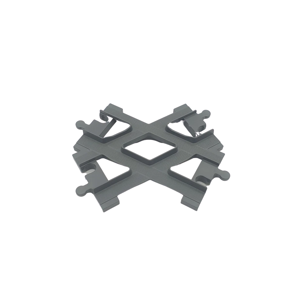 Lego® Duplo TRAIN Tracks GREY (DBG) Track Crossover - Image 1 of 1