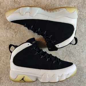 Air Jordan 9 Retro City of Flight Mens Size 9 Black White Gold Sneakers *Clean. - Picture 1 of 9