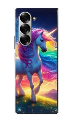 S3977 Colorful Unicorn Case For Samsung Galaxy Z Fold 7 - Image 1 of 4
