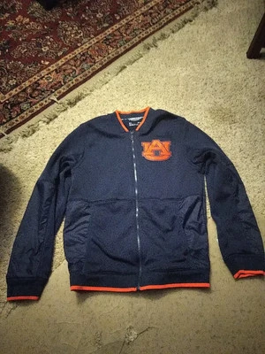 Under Armour Auburn Tigers 2021 Team  Issued Full Zip Warmup Travel Jacket MED - Image 1 of 4