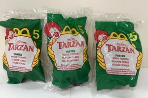 McDonalds Happy Meal 1999 Disney's Tarzan Porter mobiles Fahrrad Spielzeug - Menge (3) - Bild 1 von 2