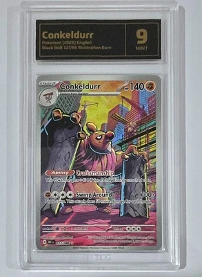 Pokemon Slab: Conkeldurr - 127/086 - BLK - Graded TCG Mint 9 - Image 1 of 2