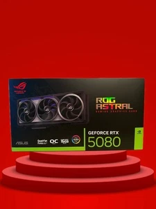 Rtx 5080 Asus Rog Astral OC Édition Carte Graphique Nvidia GeForce Neuf - Foto 1 di 2