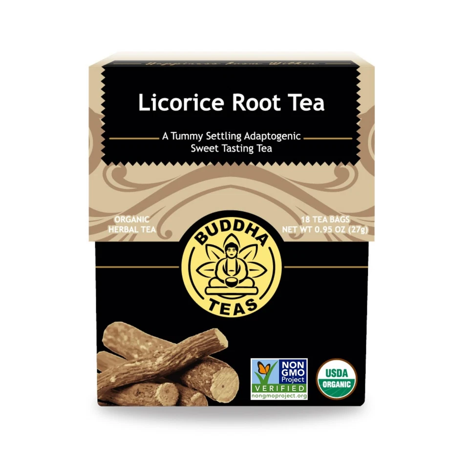 Licorice Tea - Organic Herbs - 18 Bleach Tea Bags