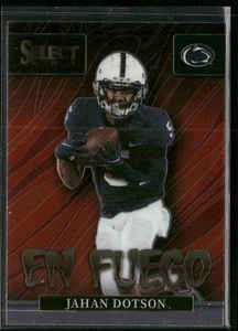 2022 Panini Select Draft Picks #EN-JD Jahan Dotson En Fuego - Picture 1 of 2