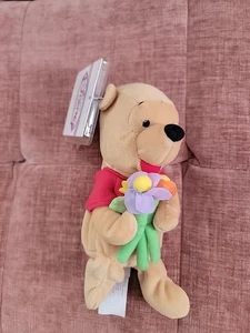 Disney Store Winnie Puuh Blumenpooh 8 Zoll mit Etikett selten - Bild 1 von 4