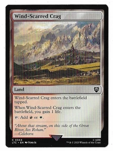 MTG Wind-Scarred Crag Lord of the Rings Commander (LTC) Common #0344 Unplayed - Picture 1 of 2