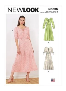 NEW LOOK Schnittmuster 6695 Misses Damen Kleider, Kleid 4-16 BLITZPREIS - Bild 1 von 7