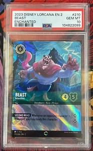 Beast - Relentless (Enchanted) - Rise of the Floodborn 210/204 - PSA 10 Gem Mint - Bild 1 von 3