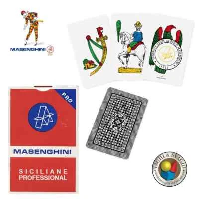 CARTE DA GIOCO MASENGHINI SICILIANE N. 15 PLASTICA  (DN553150) - Immagine 1 di 3