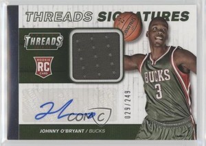 2014-15 Panini Threads Signatures /249 Johnny O'Bryant #14 Rookie Auto RC