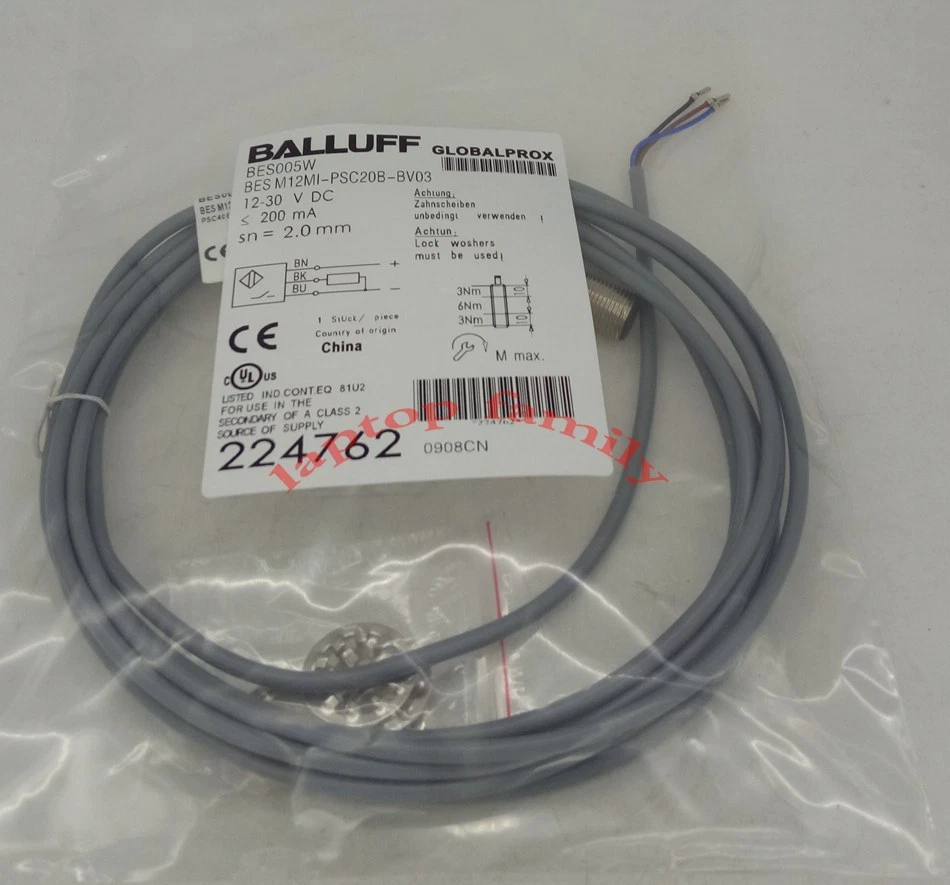 1pc Balluff Bes M12mi-psc20b-bv03 Proximity Switch ZS