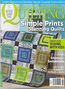 American Patchwork & Quilting Magazine - August 2014 - #129 - Picture 1 of 3