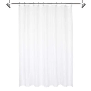 Waterproof Fabric Shower Curtain Liner Suction Cups Included Machine Washable... - Picture 1 of 8