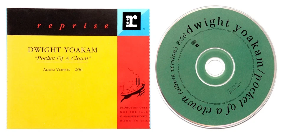 YOAKAM DWIGHT "POCKET OF A CLOWN" 1990 US REPRISE PROMO CD SINGLE Foto 1 de 1