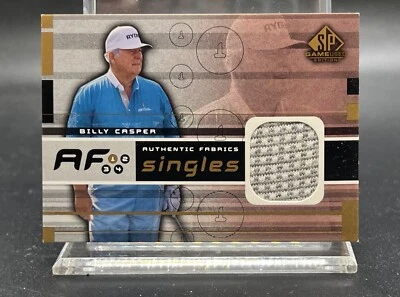2003 UD Upper Deck SP Authentic Fabrics  Billy Casper Worn  Shirt  HOF - Image 1 of 2