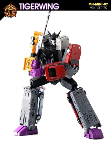 MH TOYS MH-MINI-07 TIGERWING mini G1 Menasor Transformable Toys set Comming soon Cover
