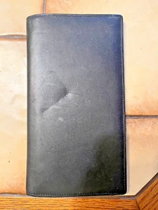 LUFTHANSA BRIEFTASCHE LEDER SCHWARZ 18 KREDITKARTENFÄCHER - Bild 1 von 6