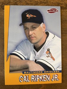 CAL RIPKEN JR -SEISMIC FORCE #4-RED FOIL-1999 Pacific INVINCIBLE-English/Spanish