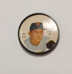 Moneda de béisbol Salada 1962 Jim Davenport #169 excelente - casi como nueva (ver escaneo) - Imagen 1 de 2