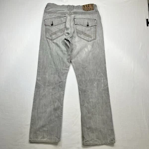 Vintage Y2K Nautica Jeans Baggy Skater Wide Relaxed Loose Black 36x32 Southpole - Picture 1 of 12