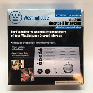Westinghouse WHI-5S Wireless Single Add-On Doorbell Intercom Additional Module - Picture 1 of 9