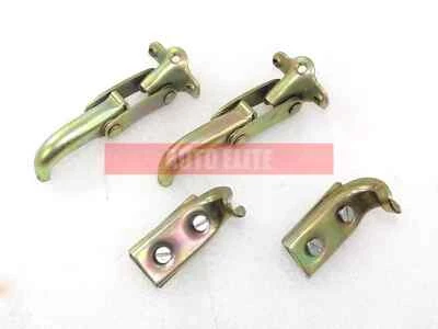 FIT FOR WILLYS FORD JEEP INTERIOR WINDSHIELD GOLDEN LATCH SET - Image 1 of 4