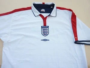 CAMISETA DE FÚTBOL INGLÉS UMBRO EURO 2004 CAMISETA TOP XLARGE - Imagen 1 de 11