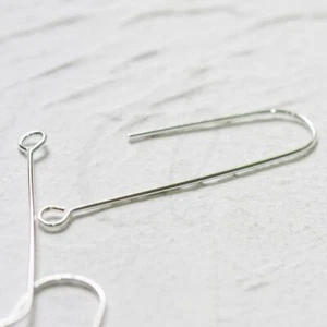 4pcs Silver Plated Earring Finding-Earring Hook-Earring Hoop-U Shape (CW-4150C) - Picture 1 of 1