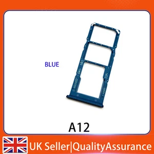 For Samsung Galaxy A12 (A125F) Replacement Dual SIM SD Card Tray Holder (BLUE) - Picture 1 of 1