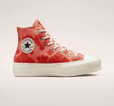 匡威 Converse Chuck Taylor AS 色调刺绣平台 Hi,A02233C 多种尺寸 Madde — 第 1/4 张图片