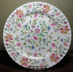 RARE Minton Bone China "Haddon Hall" CHOP PLATE/ROUND PLATTER ~ 13" - Picture 1 of 4