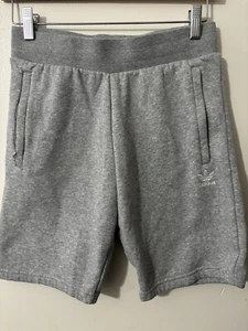 Kids Gray Heather Adidas Originals Essentials Shorts H34682 Size M - Picture 1 of 4