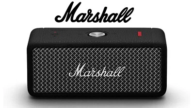 Marshall Emberton 2 Wireless Bluetooth Portable Speaker (Black & Steel)