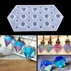 Mould DIY Silicone Molds Diamond Pendant Resin Craft Casting Making Jewelry