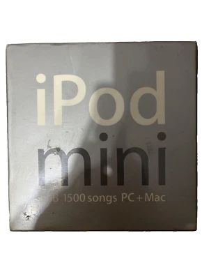 VERY RARE! sealed NEW Silver iPod Mini 2nd gen 6gb in plastic M9801LL/A - Image 1 of 4